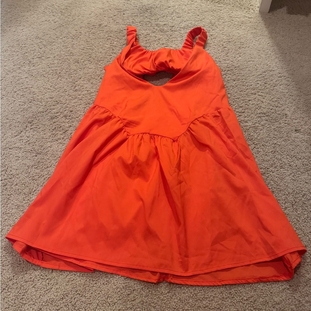 Orange Athletic Dress